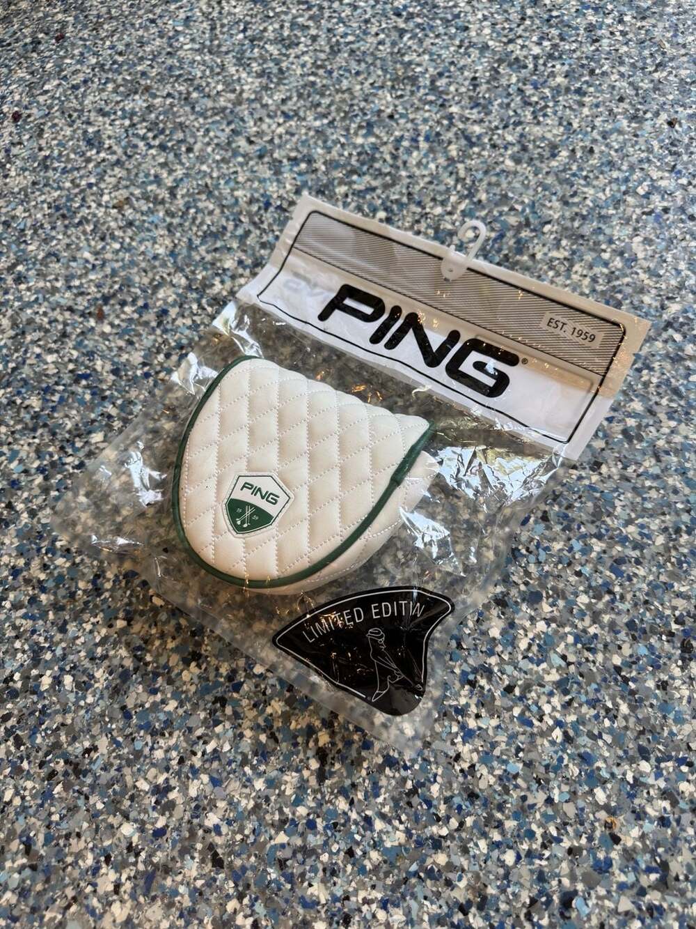 PING Heritage Limited Edition Mallet Putter Cover - White/Green
